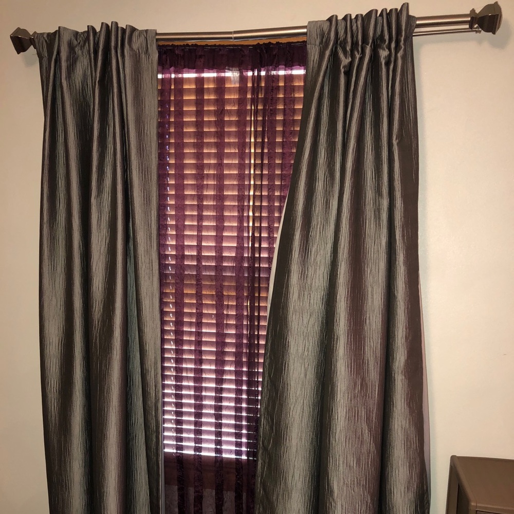 Grey Room curtains